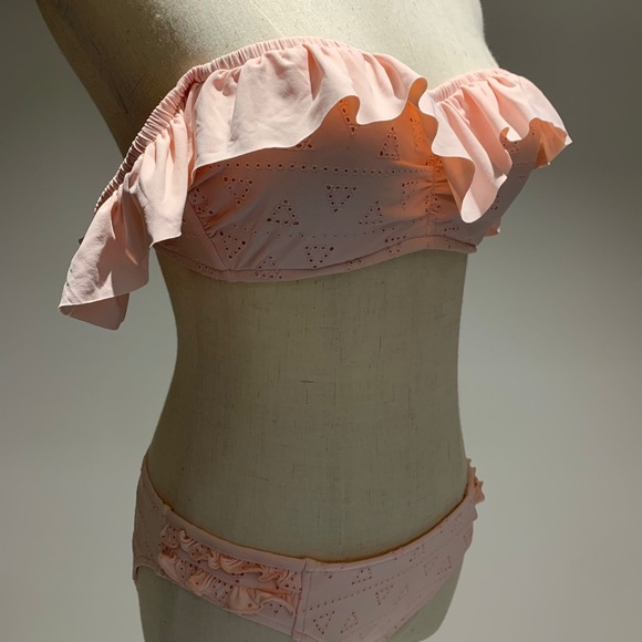 Seafolly Lola Rae Bandeau Top And Hipster Bikini - Picture 6 of 10